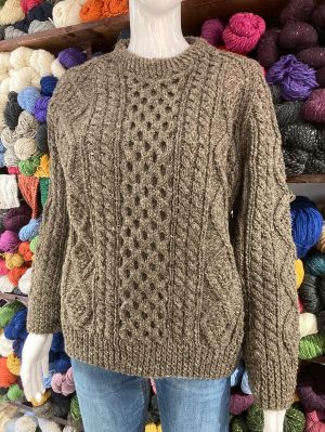 HANDKNIT ARAN SWEATER (HKS15) SMALL