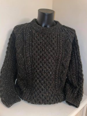 HANDKNIT ARAN SWEATER (HKH5)